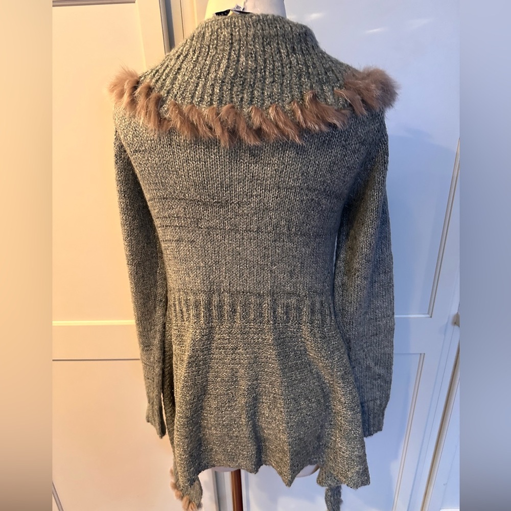 Tempo Pairs Fur Trimmed Sweater - Picture 2 of 5